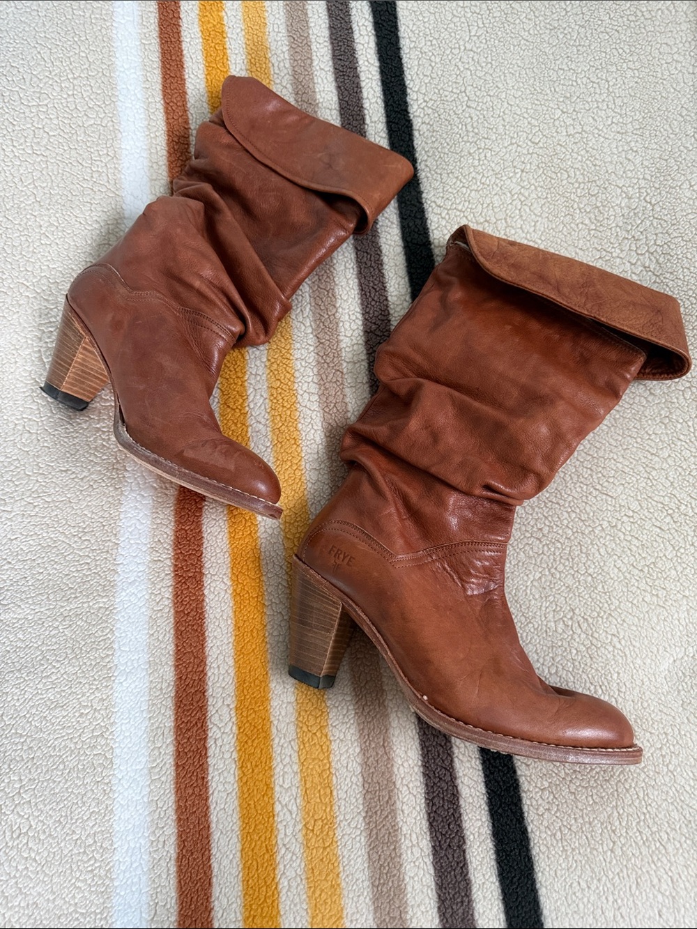 Frye slouchy boots sz 6.5